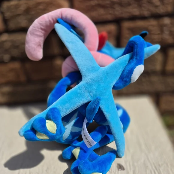 Rare Ash Greninja Pokemon Center 2016 Original Plush 10 Seated/ 12 Tush Tags